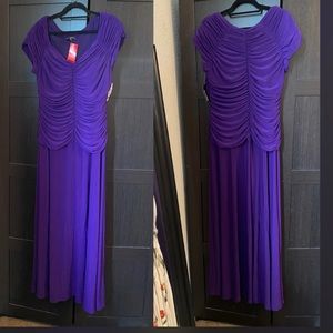 NWT R&M Richards Purple dress